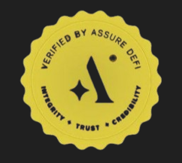Verified by Assure DeFi — Integrity · Trust · Credibility
